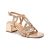 GIOSEPPO Crescent, Sandalia Mujer, Platino, 35 EU