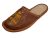 Apreggio – Zapatillas de Hombre de Cuero – Suela de Goma Maciza – Cómodas de Llevar – Suaves – Producto 100% Natural – Hechas a Mano (marrón, 43)