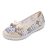 Zapatos de Mujer con Horma Ancha Antideslizantes Calzado Deportivas Fitness Casual Zapatos Femeninos de Estilo Étnico Casual Shoes Flat Heel Sule Suave Hollow Brawble Bow Shoes Deportivas Deporte