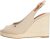 Tommy Hilfiger Alpargatas con cuña Mujer Flag High Slingback con correa de tobillo, Beige (Horseradish), 36