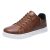 Zapatillas para Hombre de Cuero Negro con Suela Zapatillas Casuales Cómodas Uso Diario, Estilo Urbano, Caminar Calzado Deportivo y Elegante para Hombre (Brown, 40)