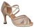 MINITOO Zapatos de baile latinos con plataforma de salsa para mujer, con diamantes de imitación, sandalias de boda, X502 Gold 9 cm Tacón, 40.5 EU