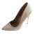 Stiletto – Zapatos de tacón alto para mujer, brillantes, sexy, modernos, puntiagudos, informales, para fiestas, novias, zapatos de noche, trabajo, elegantes, para bodas, Oktoberfest, O Rose Gold, 39