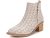 XTI 142255 Botines de mujer Hielo (Off White), 38 EU