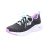 Skechers Arch Fit Comfy Wave, Zapatillas Mujer, Black Knit/Lavender Trim, 38 Eu