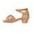 TRIWORIAE Zapatos de Baile Latín Calzado de Tacón Medio para Niña/Mujer Beige 36