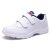 JOMIX Zapatillas Hombre Casual Zapatillas Deportivas Hombre Tenis Running Sneakers Hombre con Banda Ajustable Correr Carretera Gimnasia Fitness, Blanco, 42 EU