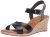 Amazon Essentials Sandalia Tipo Alpargata con Cuña Mujer, Negro, 42 EU