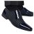 Zapatos de traje, zapatos de negocios, zapatos de piel, elegantes, para hombre, con cordones, de piel, para boda, de noche, con cordones, zapatos formales, zapatos clásicos de charol, O Azul Oscuro