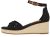 Tommy Hilfiger Alpargatas de cuña Mujer Flag Criss-Cros Mid con correa de tobillo, Negro (Black), 39