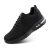 Hitmars Zapatillas Deportivas Hombre Mujer Zapatillas de Running Ligero Transpirables Zapatos para Correr Fitness Casual Sneakers Nergro Nergro EU 42