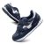 JOMIX Zapatillas Hombre Casual Zapatillas Deportivas Hombre Tenis Running Sneakers Hombre con Banda Ajustable Correr Carretera Gimnasia Fitness Transpirables, Navy, 42 EU