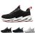 Zapatillas Running Hombre Tenis de Deportivas Casual para Correr Gimnasio Bambas Blackred 44 EU