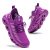 Dannto Hombre Mujer Zapatillas de Deporte Running Zapatos para Correr Gimnasio Sneaker Deportivas Padel Transpirables Casual Calzado Unisex(Morado,42)