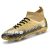 Unitysow Astro Turf – Botas de fútbol para hombre, zapatillas de fútbol al aire libre, para niños y adolescentes, zapatillas de fútbol profesionales, dorado 1, 38/38.5 EU