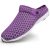 Zuecos Hombres Mujer Zapatillas de Playa Respirable de Jardin Interior Exterior Antideslizante Cómodos Sandalias Zapatos Verano 36-48 EU